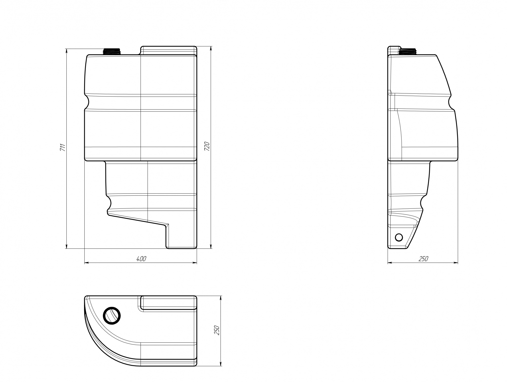 Емкость для мытья рук 45л